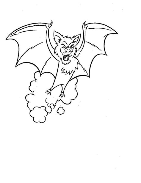 Fruit Bat Coloring Page At Free Printable Colorings