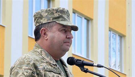Stepan Poltorak Verteidigungsminister Der Ukraine