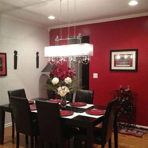 Pin By Humy Hoy On Casa Red Dining Room Living Room Red Dining Room
