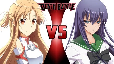 asuna yuuki vs saeko busujima death battle fanon wiki fandom powered by wikia