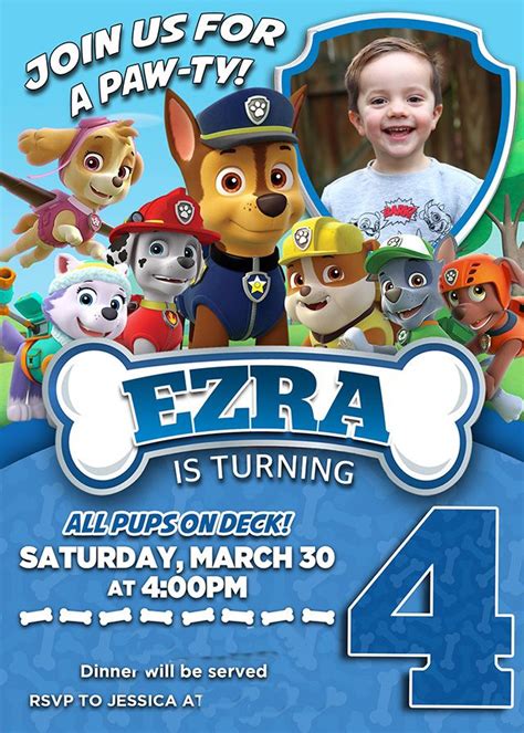 The Paw Patrol Birthday Party Is On