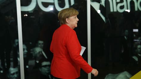 Maktkampen Efter Eu Valet Angela Merkel General Utan Trupper På