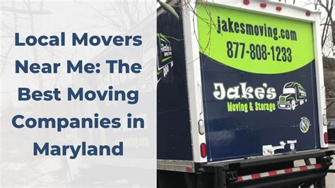 Local Movers Near Me The Best Moving Companies In Maryland