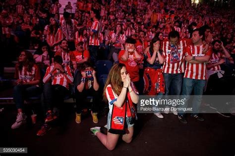 We did not find results for: Atletico de Madrid fans react during the penalties during ...