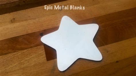 Large Ornament Aluminium Star Stamping Blank Star Blank