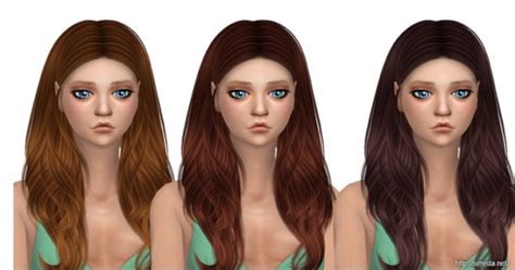 Simista Viola Hair Retextured Sims 4 Hairs