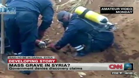 Syrian Government Denies Mass Grave Found Near Daraa