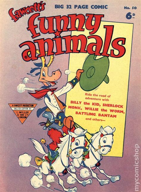 Fawcetts Funny Animals 1946 1950 1952 L Miller And Son Uk Edition