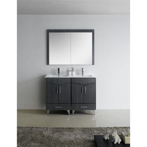 American Imaginations Zen 48 Double Bathroom Vanity Set Wayfair