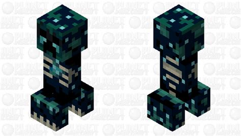 Sculk Creeper Minecraft Mob Skin