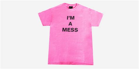 Im A Mess T Shirt Pink Underground England