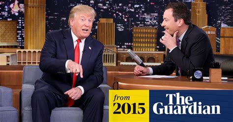 Donald Trump On The Tonight Show I Will Apologize If Im Ever Wrong