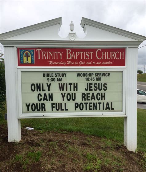 Church Sign Quotes Inspiration