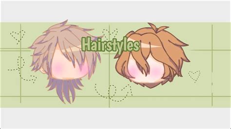 Boy Hairstyles In Gacha Club 🍁 Youtube