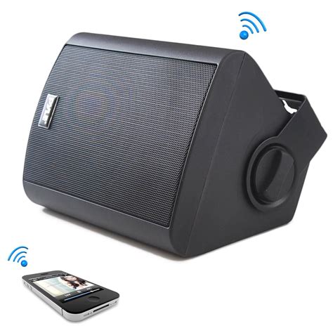 Pyle Pdwr61btwt Wall Mount Waterproof And Bluetooth Speakers