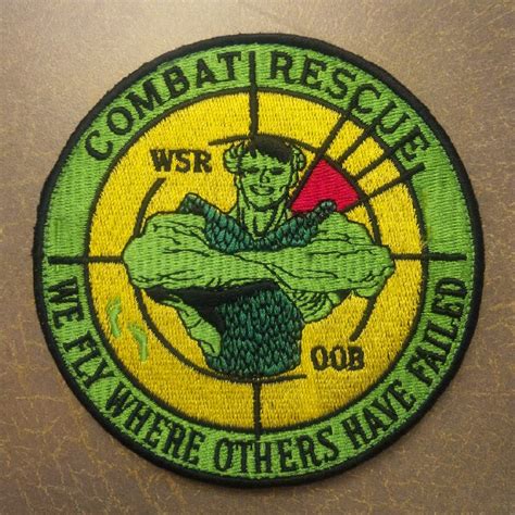 The Usaf Rescue Collection Usaf Csar Jolly Green Wsr 008b Patch