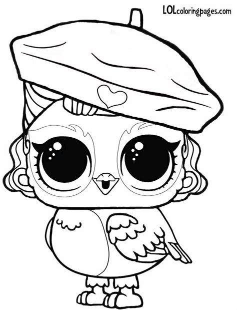 Angel Wings Eye Spy Lol Surprise Pets Coloring Page Puppy Coloring