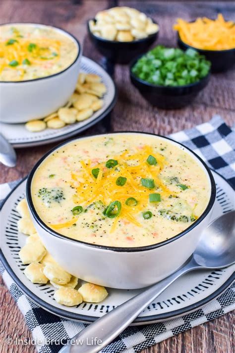 Cook it in bulk and keep it on hand to heat and eat. Broccoli Cheese Soup - the easy and creamy cheese soup is ...