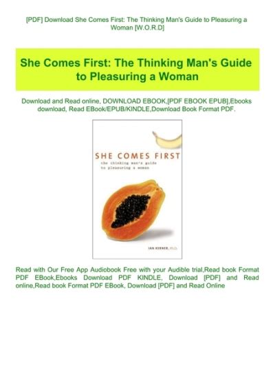 Pdf Download She Comes First The Thinking Mans Guide To Pleasuring A