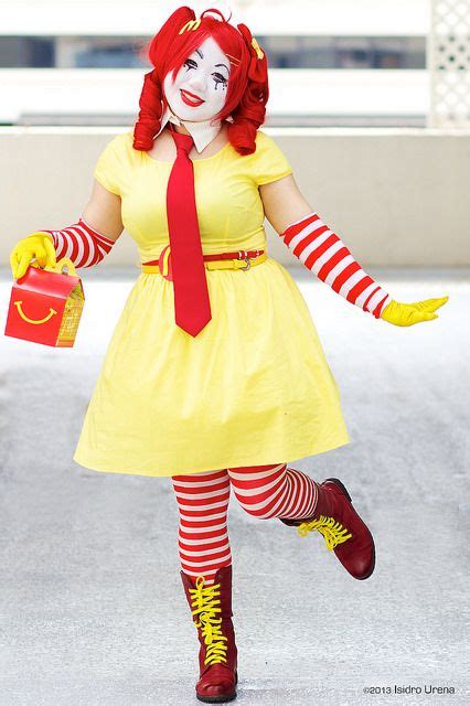 Ronald McDonald Cosplay Halloween Costumes Women Ronald Mcdonald