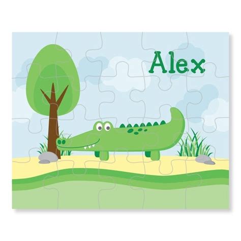 Alligator Puzzle Personalized Puzzle For Kids Jigsaw