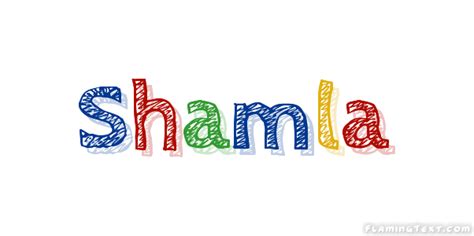 Shamla Logo Herramienta De Diseño De Nombres Gratis De Flaming Text
