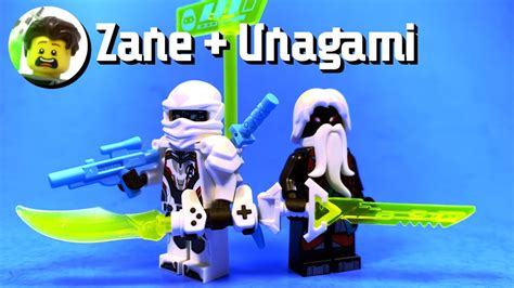 Custom Lego Zane And Unagami Minifigures From Ninjago Prime Empire