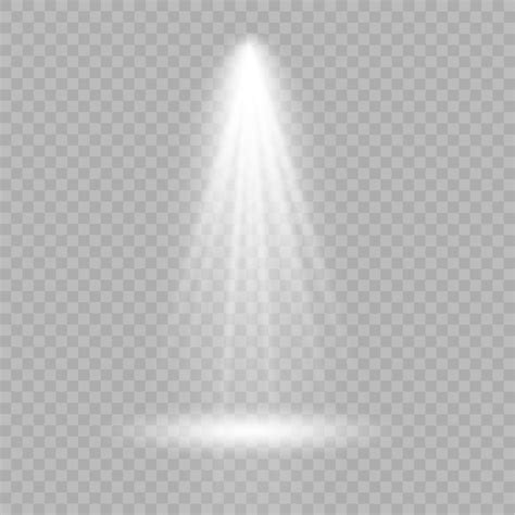 Premium Vector White Spotlight Light Effectglow Isolated White