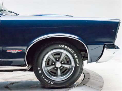 1965 Pontiac Gto 389 V8 4 Speed Manual Hardtop Nightwatch Blue For Sale