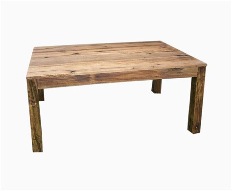 Buy Custom Made Reclaimed Antique Wood Parsons Table Made To Order