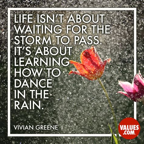 Don't say you don't have enough time. "Life isn't about waiting for the storm to pass. It's ...