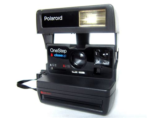 Vintage Polaroid Camera One Step Flash Close Up By Cedarrunvintage