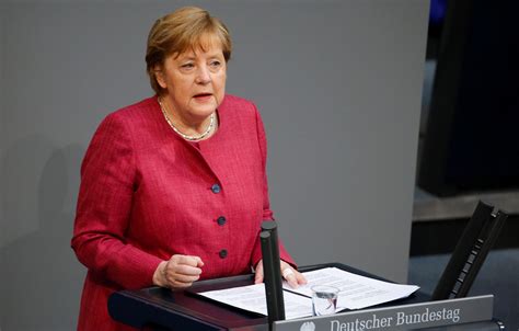 Germanys Merkel Receives Shot Of Astrazeneca Covid 19 Vaccine