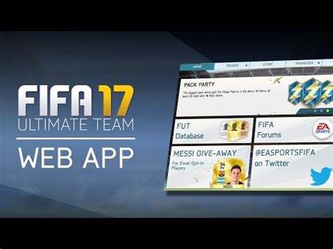 Fifa 19 web app will be released in september. FIFA 17 Web App Release Date: 20th September (Officially ...