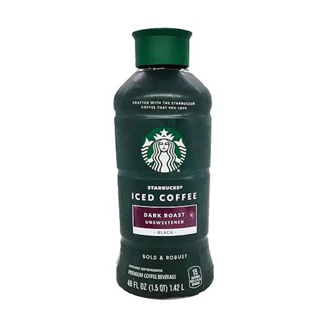 Starbucks® Unsweetened Dark Roast Iced Coffee Beverage 48 Fl Oz At