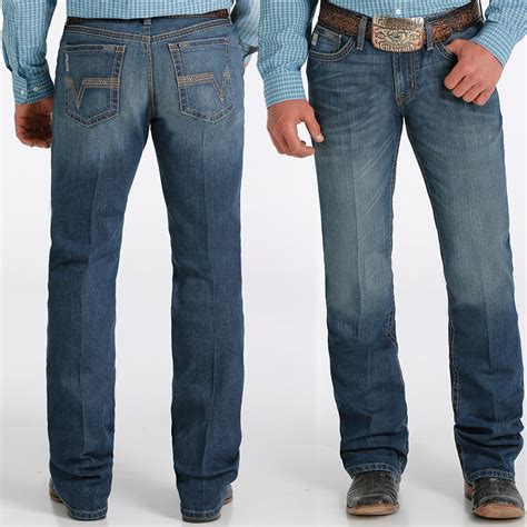 Cinch Ian Performance Denim Jeans Dark Stonewash