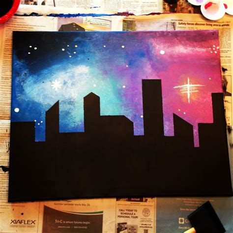 I Wanna Major In Crafts Painting Galaxy Painting Art