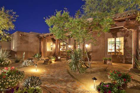 Southwest Courtyard Desert Landscape Design Desert