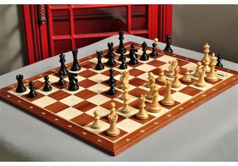 The Capablanca Chess Edition Reykjavik Ii Chess Set 375 Inch King