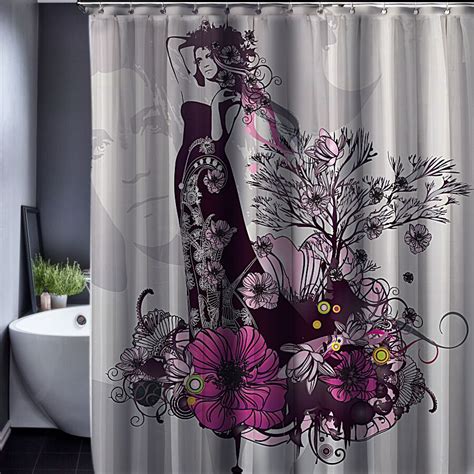 Sex Customized Shower Curtain Bathroom Accessories Waterproof Polyester Fabric Sex Shower