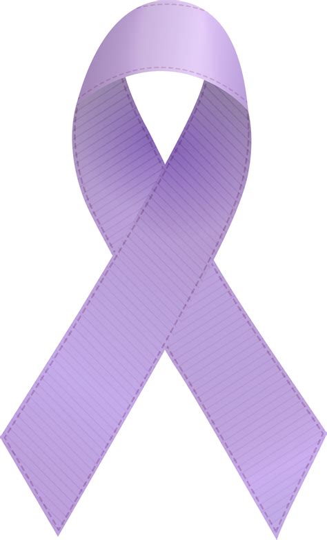Periwinkle Ribbon Stomach Cancer Sign 11016137 Png