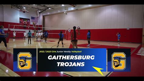 Gaithersburg High School Girls Junior Varsity Volleyball Vs Montgomery