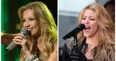 Thalía Ou Shakira Qual A Verdadeira Rainha Do Pop Latino Cp Noticias