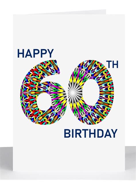 60th Birthday Card Australian Made Lils Wholesale Cards Sydney