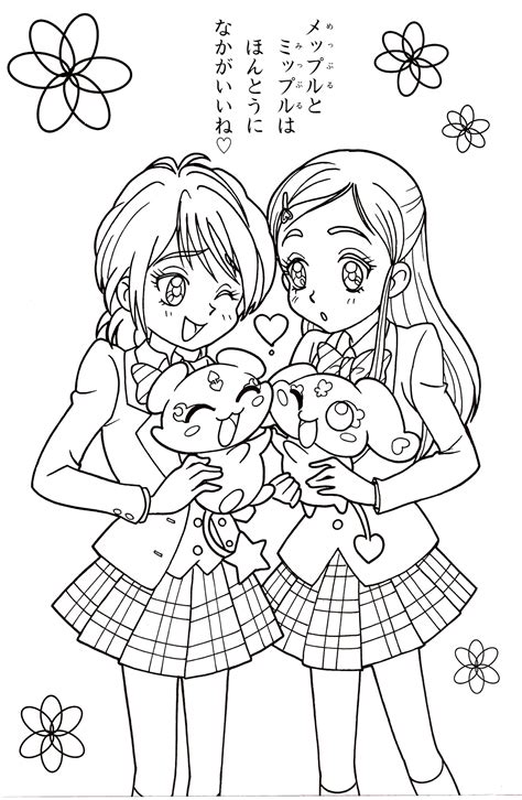 Smile Precure Coloring Pages Coloring Coloring Pages
