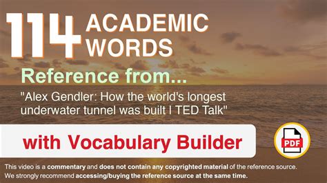 114 Academic Words Ref From Alex Gendler How The Worlds Longest