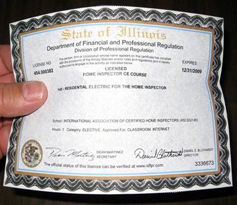 Individual and organization licenses are valid for 2 years. State of Illinois Department of Financial and Professional Regulation issues InterNACHI more ...