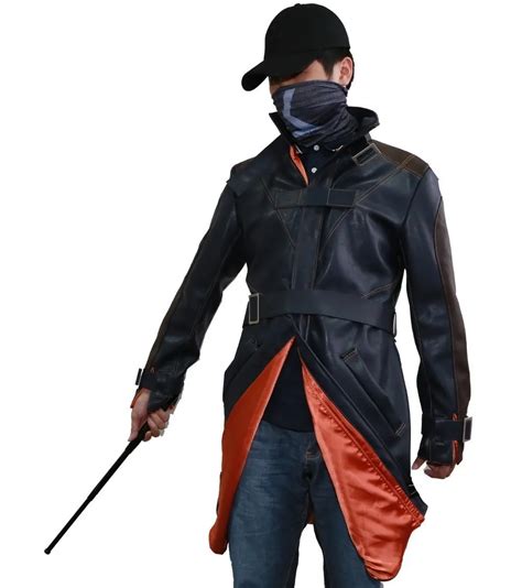 Watch Dogs Aiden Pearce Face Mask Cap Hat Stick Set Costume Cosplay