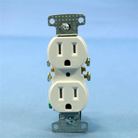 Hubbell White Tamper Resistant Duplex Receptacle Outlet 5 15r 15a Bulk