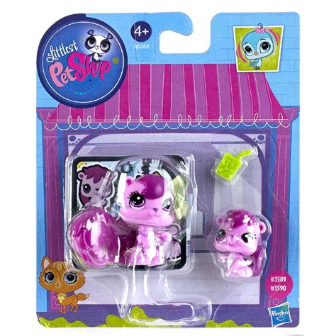 Littlest Pet Shop Mommy And Baby Squirrel 3589 Pet Lps Merch